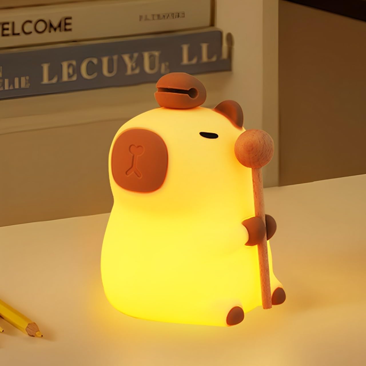 Kapybara Night Light--mokugyo